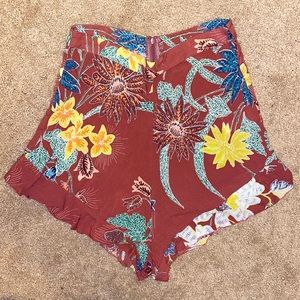 Cleobella boho high waisted shorts